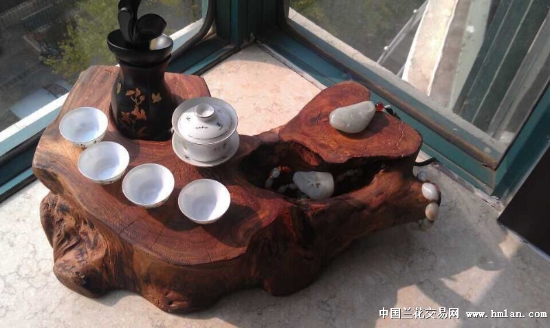 自制红榉小茶盘