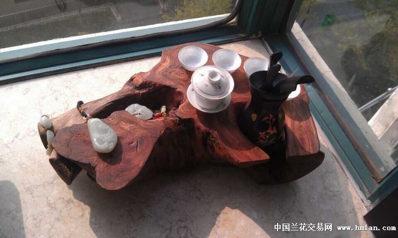 自制红榉小茶盘-茶艺茶道-中国兰花交易网社区