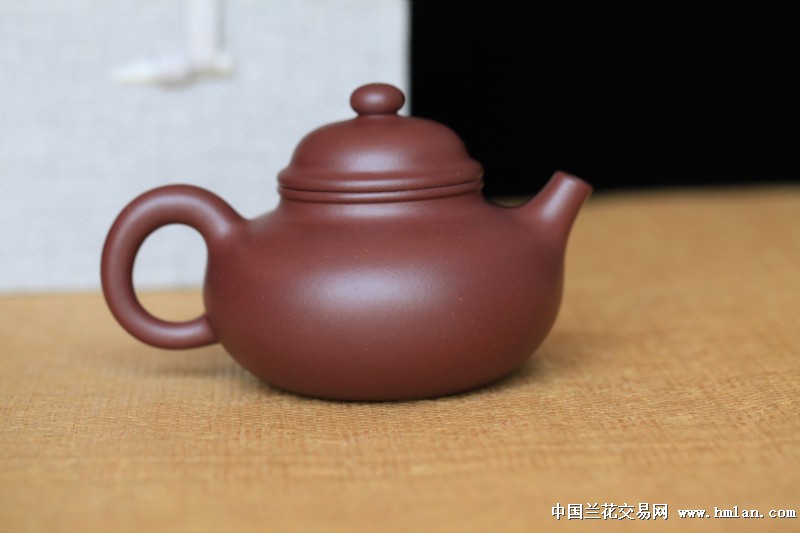 紫泥容天壶,全手精工-茶艺茶道-中国兰花交易网